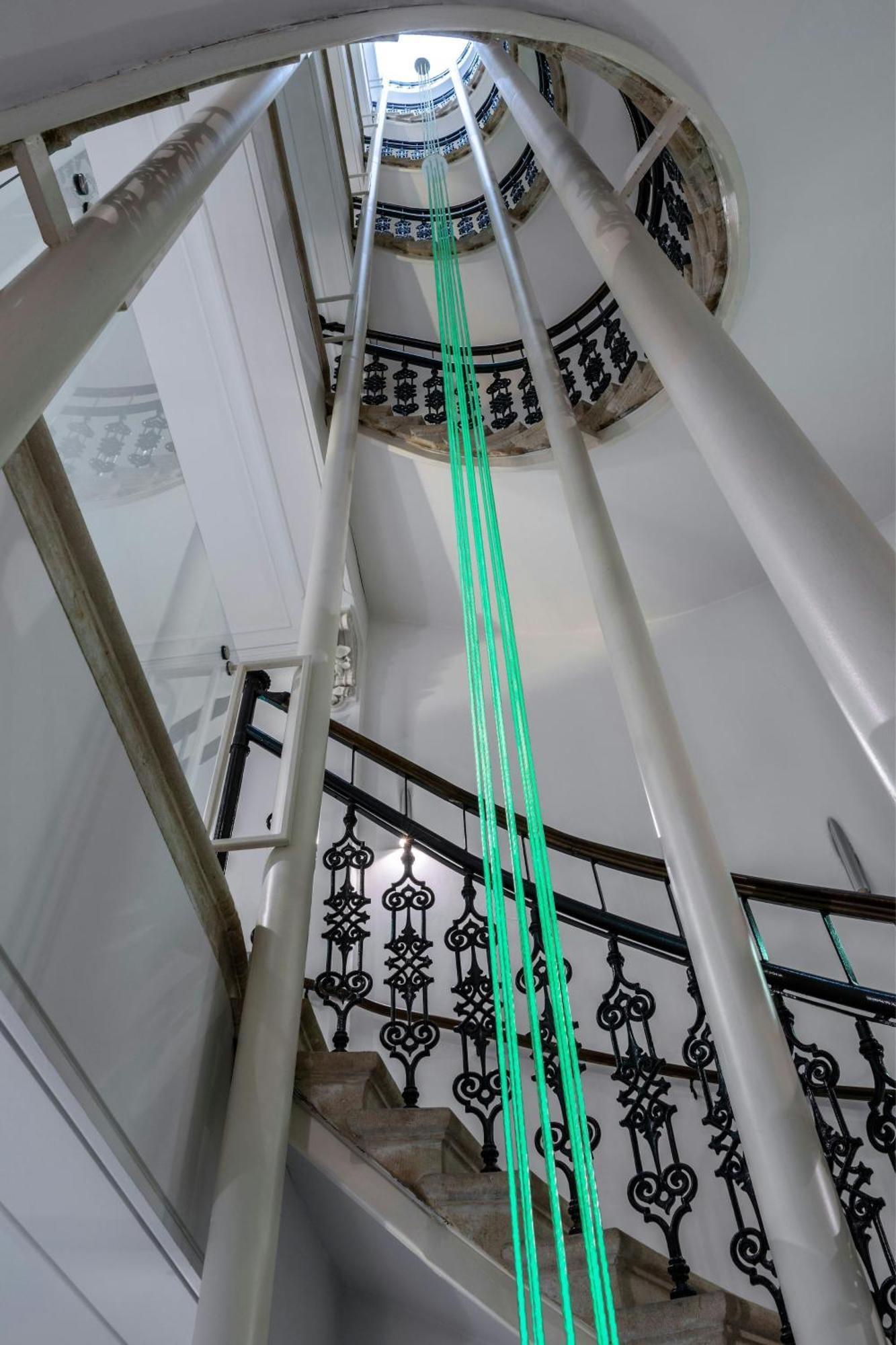 Le Meridien Vienna Hotel Exterior photo Laser used for measuring the height of a spiral staircase